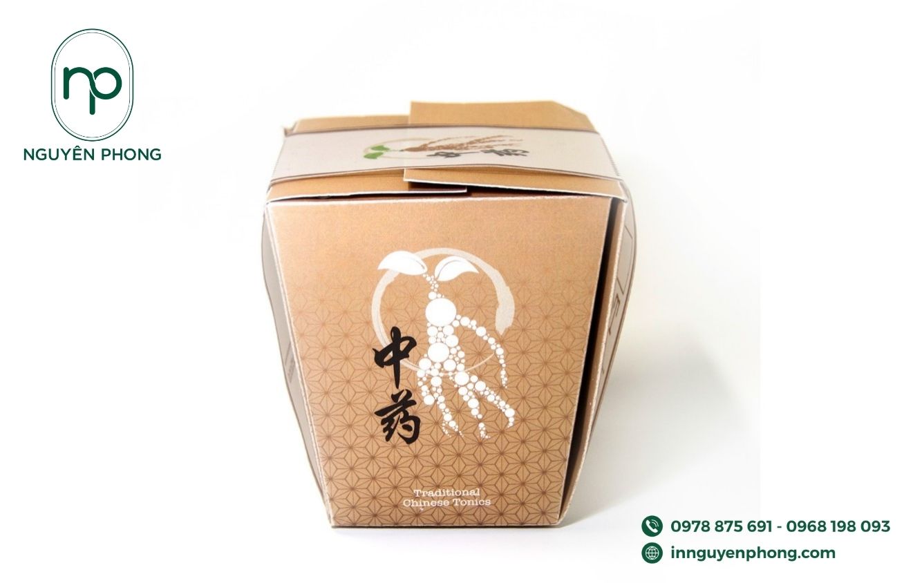 Mẫu logo đông y trên hộp giấy